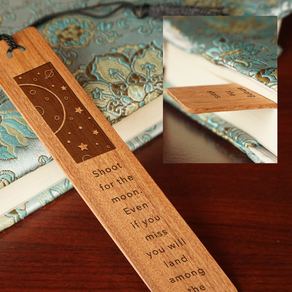 "Shoot For The Moon" Bookmark