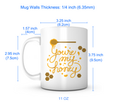 "Bee Mine" + "You're My Honey" Mug Set