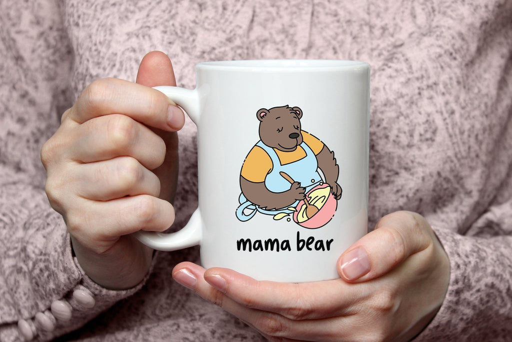 Mama Bear Mug Custom Names Mom Gifts Personalized Gifts for Mom Bear C –  BackyardPeaks