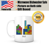 "Argh!" Tetris Mug