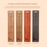 Personalized Text Bookmark (6 Designs)