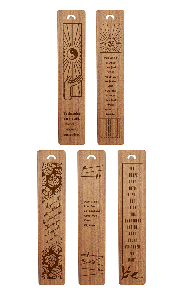 Personalized Zen Bookmark (5 Designs)