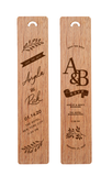 Personalized Wedding Bookmark (2 Designs)