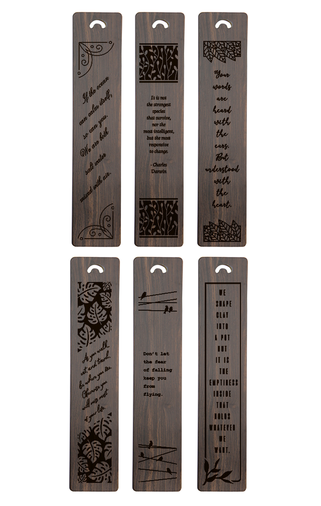 Personalized Text Bookmark (6 Designs)