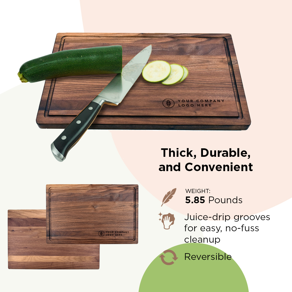 "Lower Right Logo" Customized Cutting Board