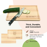 "Logo & Quote" Customized Cutting Board