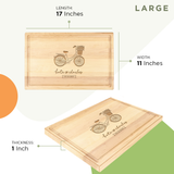 "Flower Bike" Customized Cutting Board