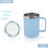 15oz Stainless Steel Travel Drinkware