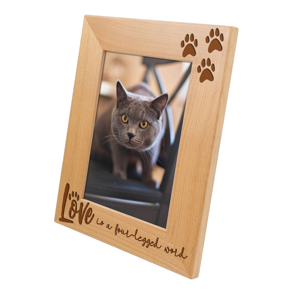 "Love is a Four-Legged Word" Picture Frame