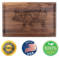 "Pork Cuts" Cutting Board