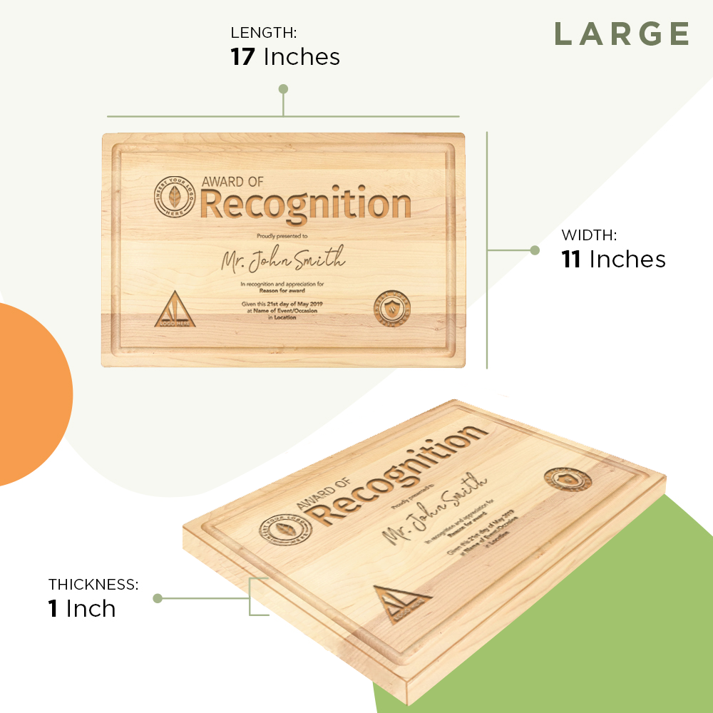 "Recognition" Customized Cutting Board