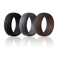 WildFire Wood Style Silicone Ring