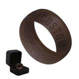 WildFire Wood Style Silicone Ring + Ring Box