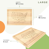 "Texas State" Cutting Board