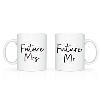 "Future Mrs." + "Future Mr." Mug Set