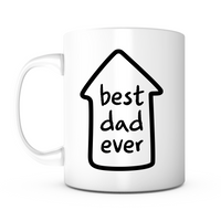 "Best Dad Ever" Arrow Mug