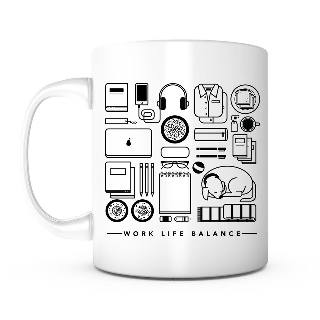 "Work Life Balance" Mug