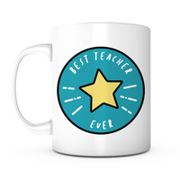 "Best Teacher Star" Mug