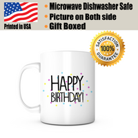 "Happy Birthday" Confetti Mug