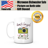 "Don't Forget to Smile" Mug