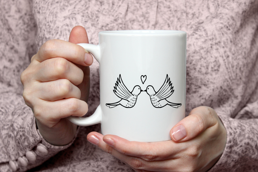 "A Pair of Doves" Mug