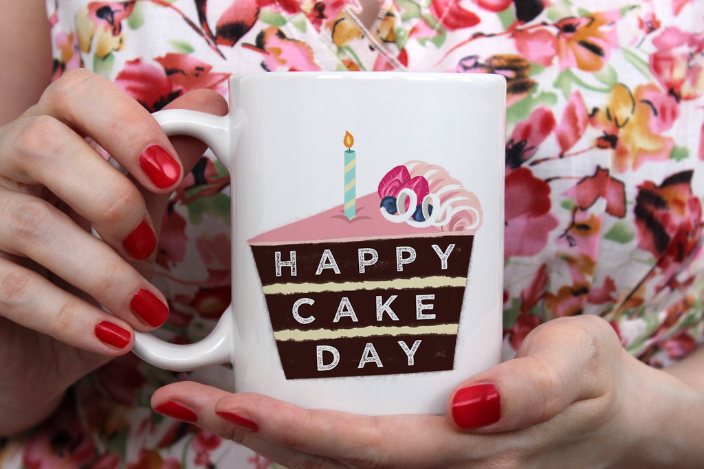 "Happy Cake Day" Mug