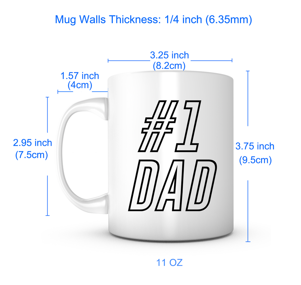 "#1 Dad" Mug
