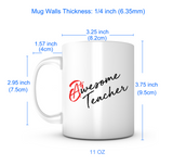 "Awesome Teacher" Mug