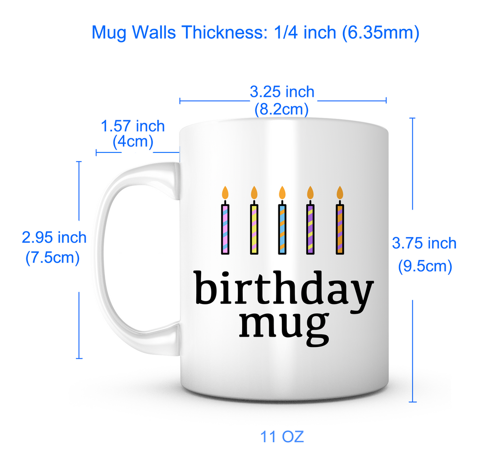 "Birthday Mug" Candles Mug