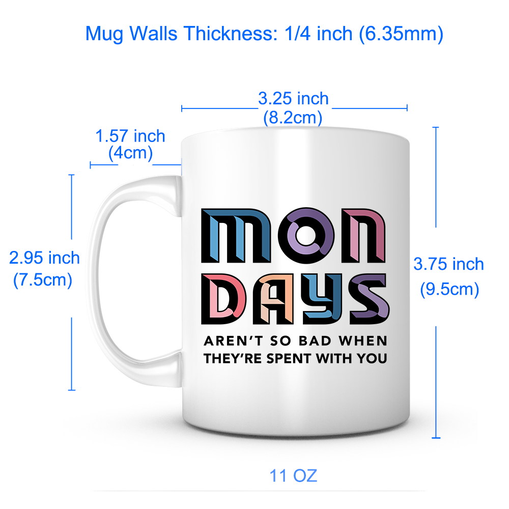 "Mondays Aren't So Bad" Mug