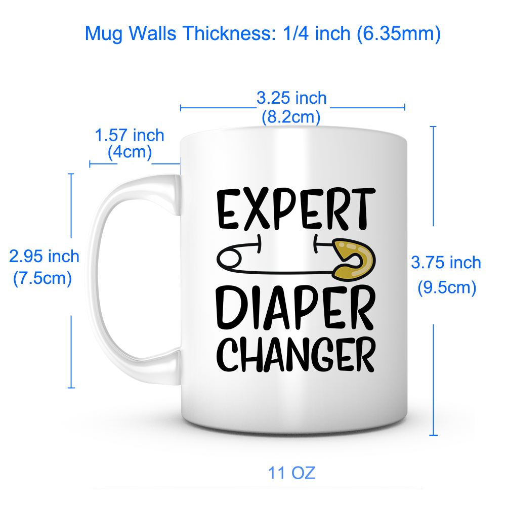 "Expert Diaper Changer" Mug