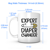 "Expert Diaper Changer" Mug