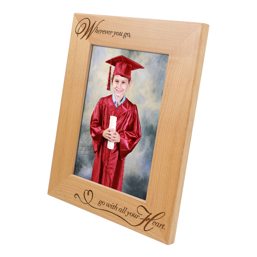 "Go With All Your Heart" Picture Frame