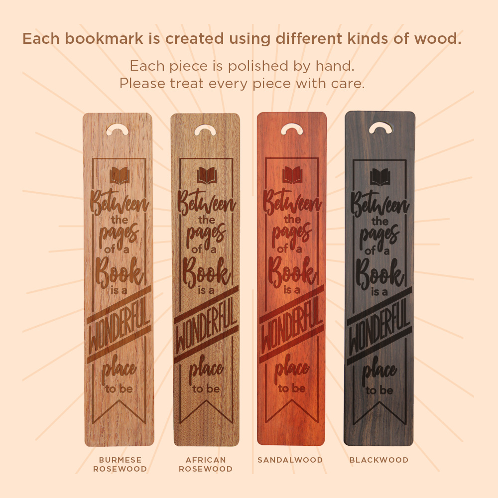 The Little Red Bookmark - Printed Wood Bookmark — BBeeStudios