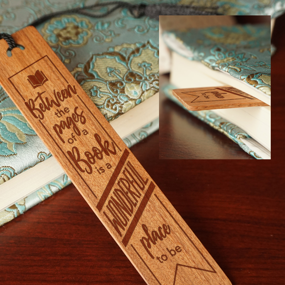 "Book Is A Wonderful Place To Be" Bookmark