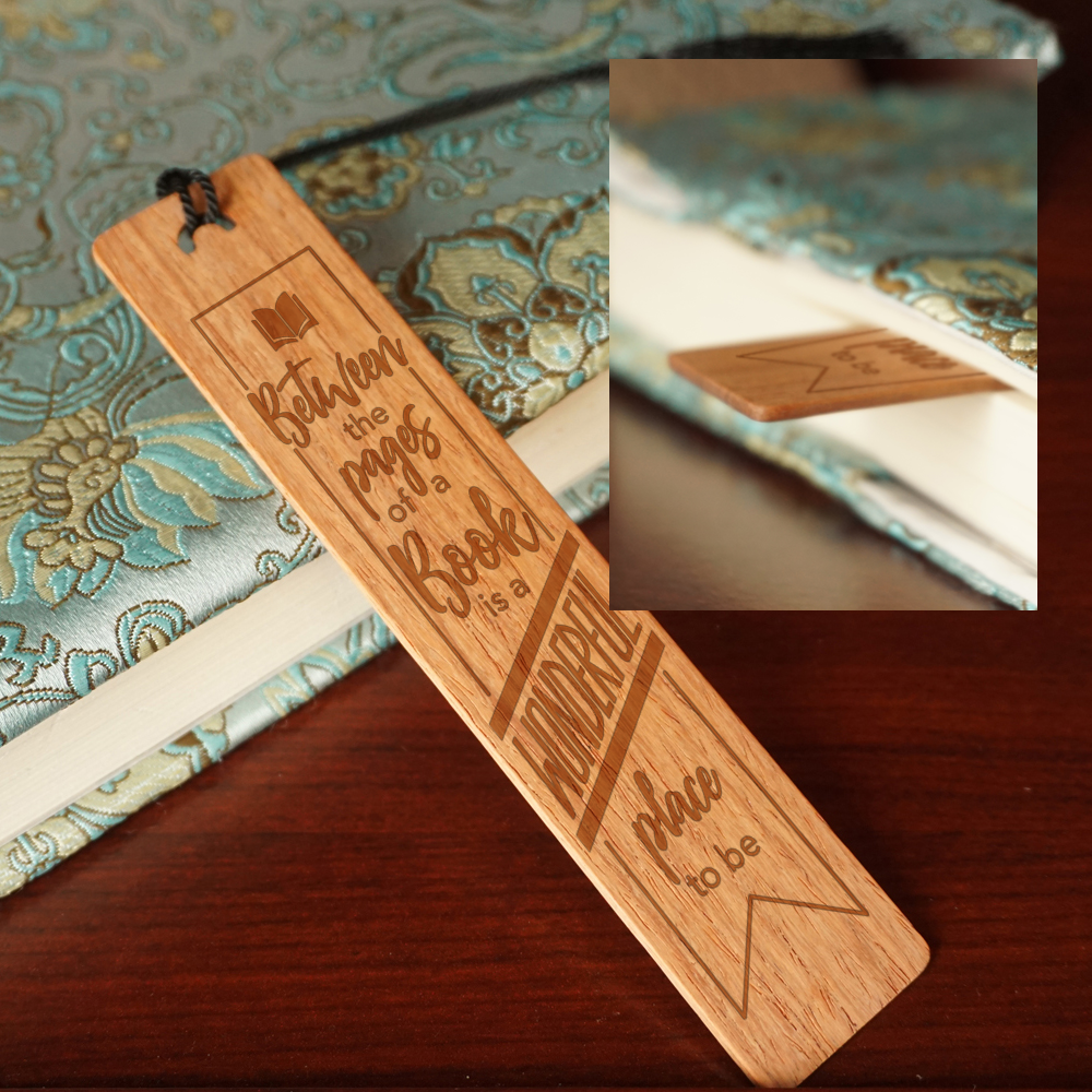 "Book Is A Wonderful Place To Be" Bookmark