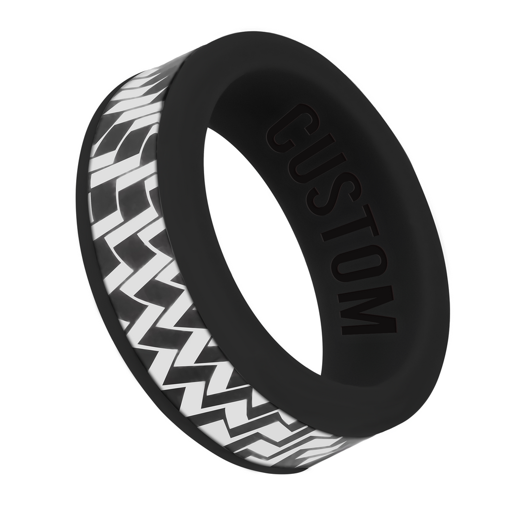 Wedding Qalo Strata Qalo Men's Strata Black White Dale Amy