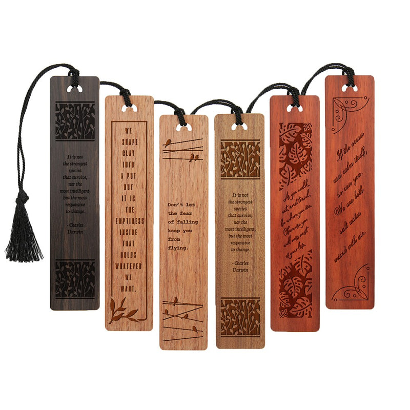 Personalized Text Bookmark (6 Designs)
