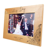 "Our Wedding Day" Custom Landscape Frame